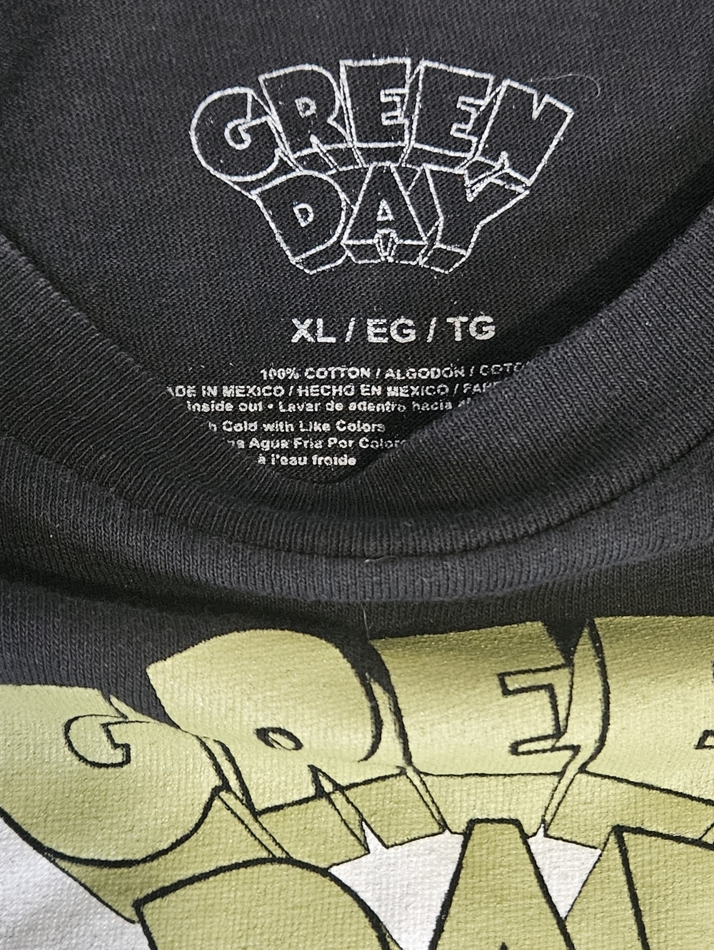 Green Day Dookie Band Tee - Picture 3 of 3